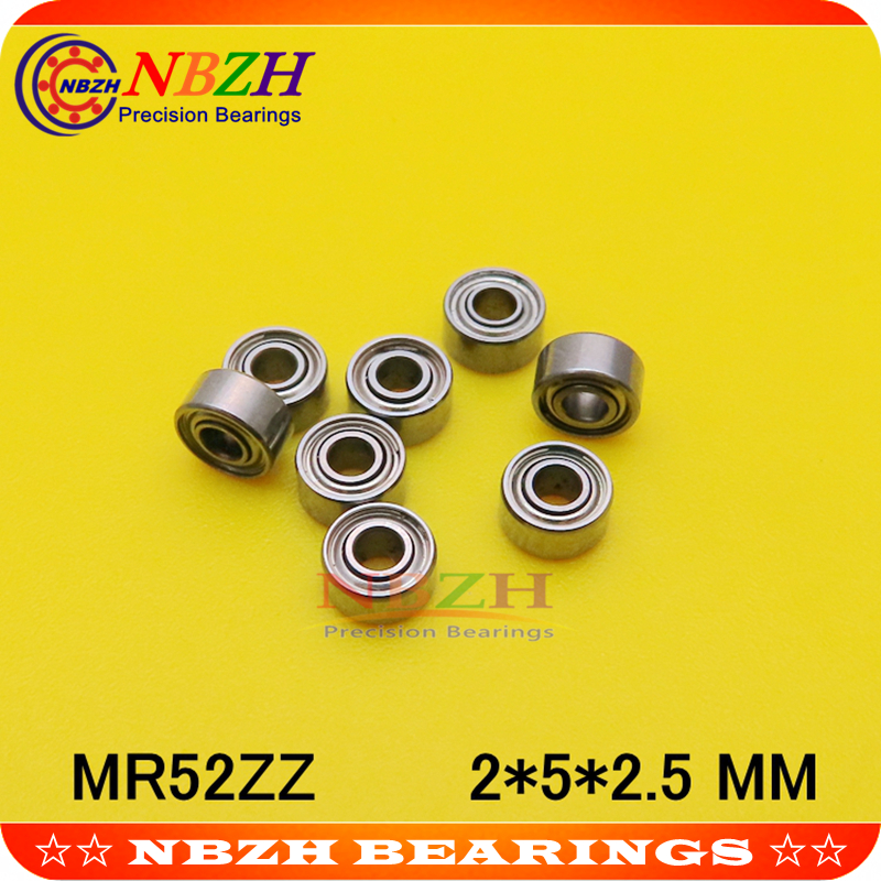 Frete grátis 10 peças de rolamentos de alta qualidade, baixa velocidade, mr52 z mr52zz smr52zz mr52z L-520ZZW52 2x5x2. 5 mm 2*5*2.5mm