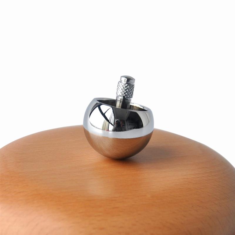 1pc Metal Flip Over Top Gyro Spinning Top Toys Kids Educational Toy Automatic Flip Metal Texture Toy Kids Classcal Toys