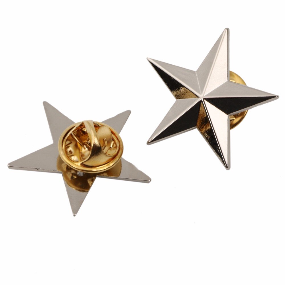 tomwang2012.US USMC MARINE CORPS STAFF MAJOR WARRANT OFFICER INSIGNIA RANK METAL BADGE EPAULETTE DEVICE LAPEL PIN: Beige