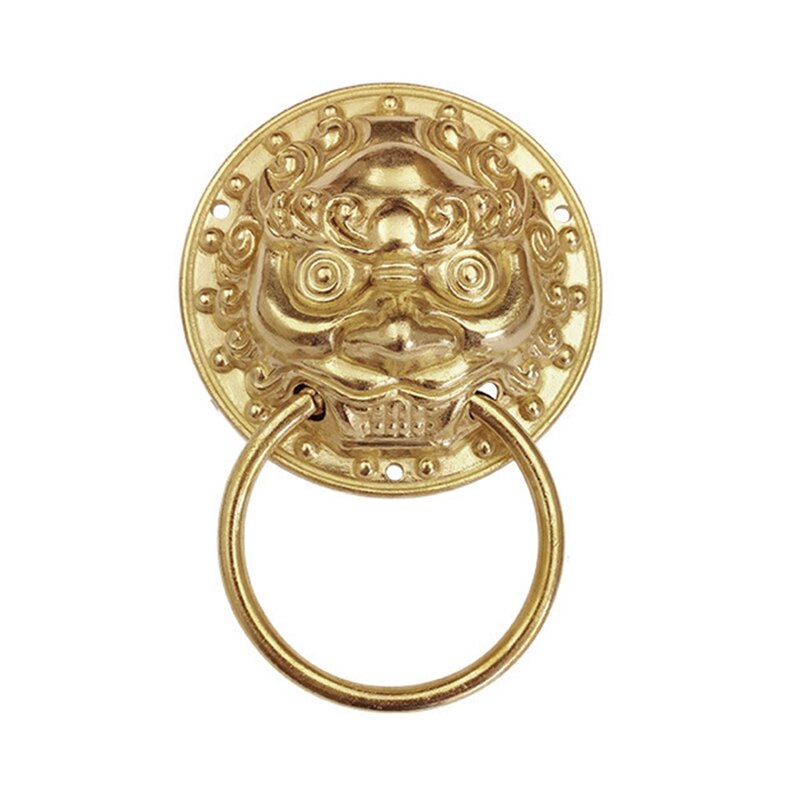 Deurklopper Pull Leeuwenkop Deurklopper Messing Antieke Deur Kloppers Voor Voordeur Home Decor Meubels Handvat