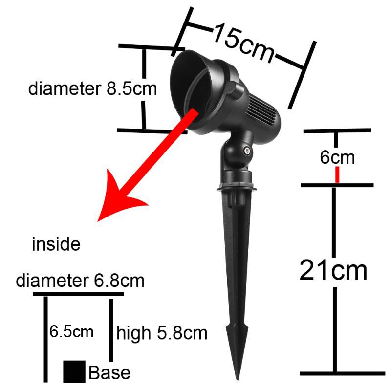 GU10 MR16 Garden Lawn Light Landscape Lamp Spike Waterproof Path Bulb Spot