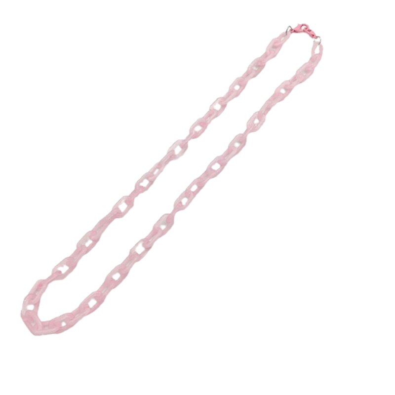 Cadena acrílica para mascarilla facial, cadena para gafas, correas para gafas de sol, cordones para mascarilla, soporte para cuello para hombre y mujer: 04