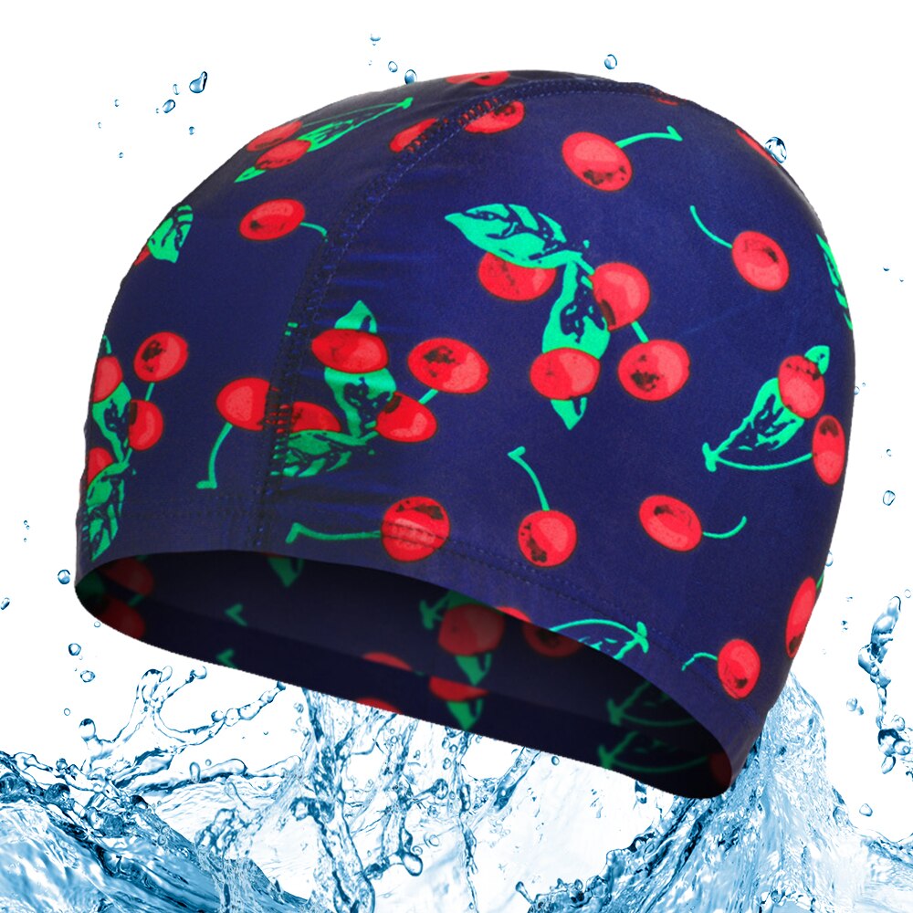 Women Men Swimming Cap Waterproof Fabric Protect Ears Long Hair Sports Siwm Pool Swimming Hat Swimming Accessories