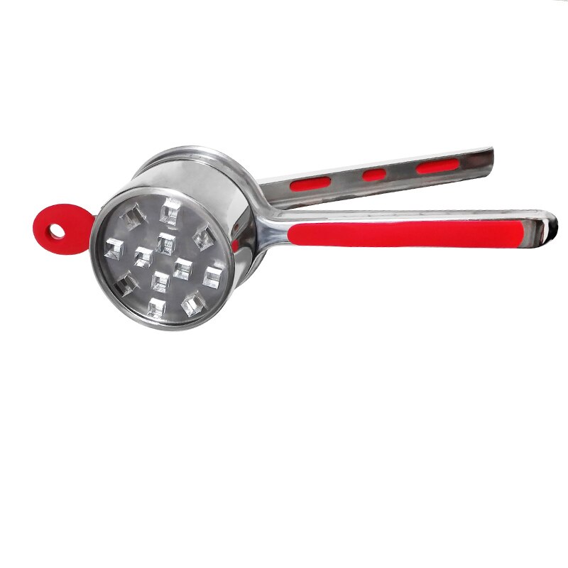 30cm Fries Maker Super Long French Fries Presser Stainless Steel Potato Noodle Maker Machine Footlong Fries Presser Machine: 12 holes