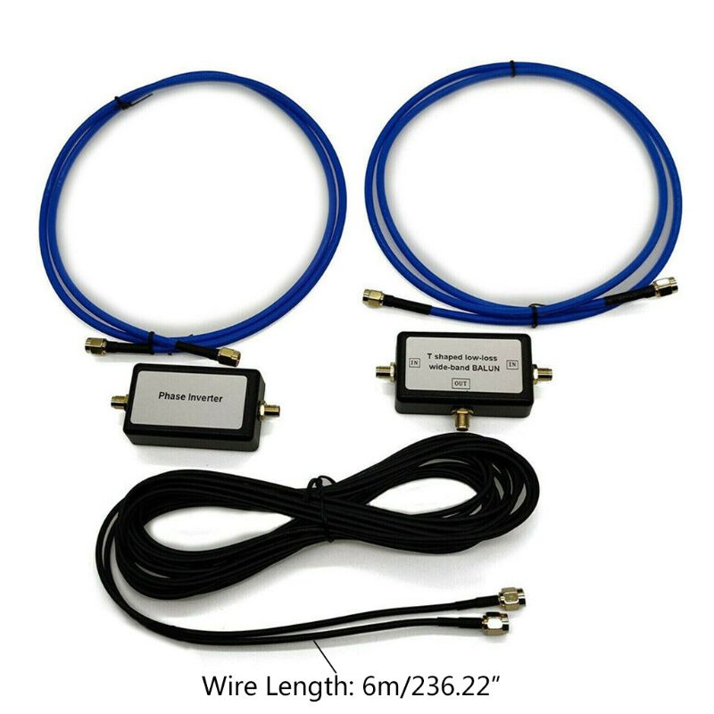 250mW YouLoop Magnetic Antenna Portable Passive Magnetic Loop Antenna with Low Loss Broadband BALUN for HF and VHF