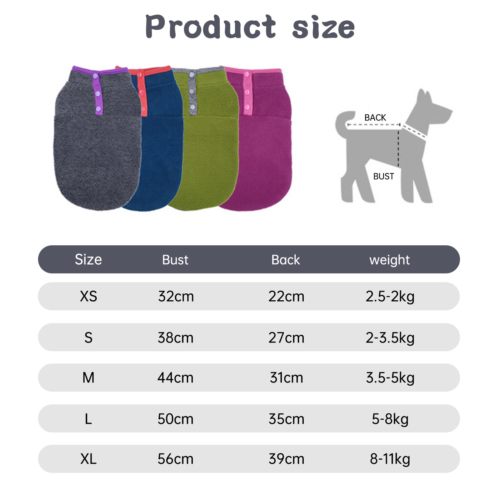 Pet Dog Vest Jacket Autumn Winter Warm Fleece Dog Coat Clothes For Small Medium Large Dogs Chihuahua French Bulldog Pug Clothing