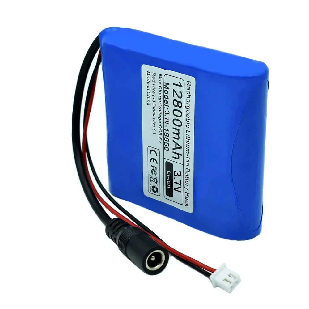 3.7V 18650 Lithium Battery 1s2p 1s3p 1s4p for Microcontroller LED Outdoor Light Bluetooth Speaker Audio Backup Power Supply