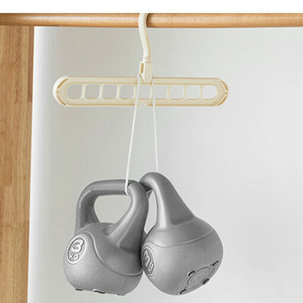Multi-function Plastic Scarf Clothes Hangers Clothes Drying Rack Multi Port Support Circle Clothes Hanger Storage Racks