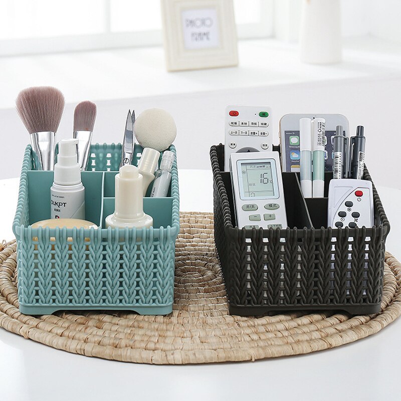 Grote capaciteit make-up display koffer kwast lippenstift houder make-up organizer cosmetica bureau badkamer opbergmand organizer box