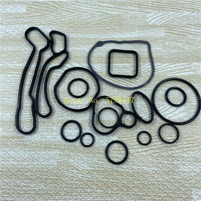 1 Set Cooling System Seal Oil Cooler Gasket Seals NO: 2724577 24445723 55354071 55354072 For Chevrolet- Cruze Sonic Astra Zafira