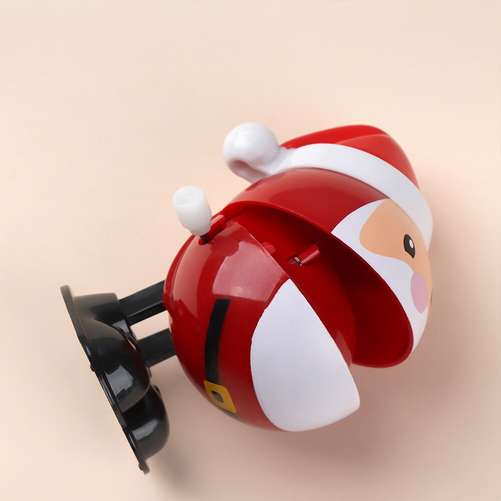 1 PC Leuke Kleurrijke Cap Plastic Mini Kerst Kerstman Classic Wind Up Speelgoed Sneeuwpop Pinguïn Clockwork Speelgoed