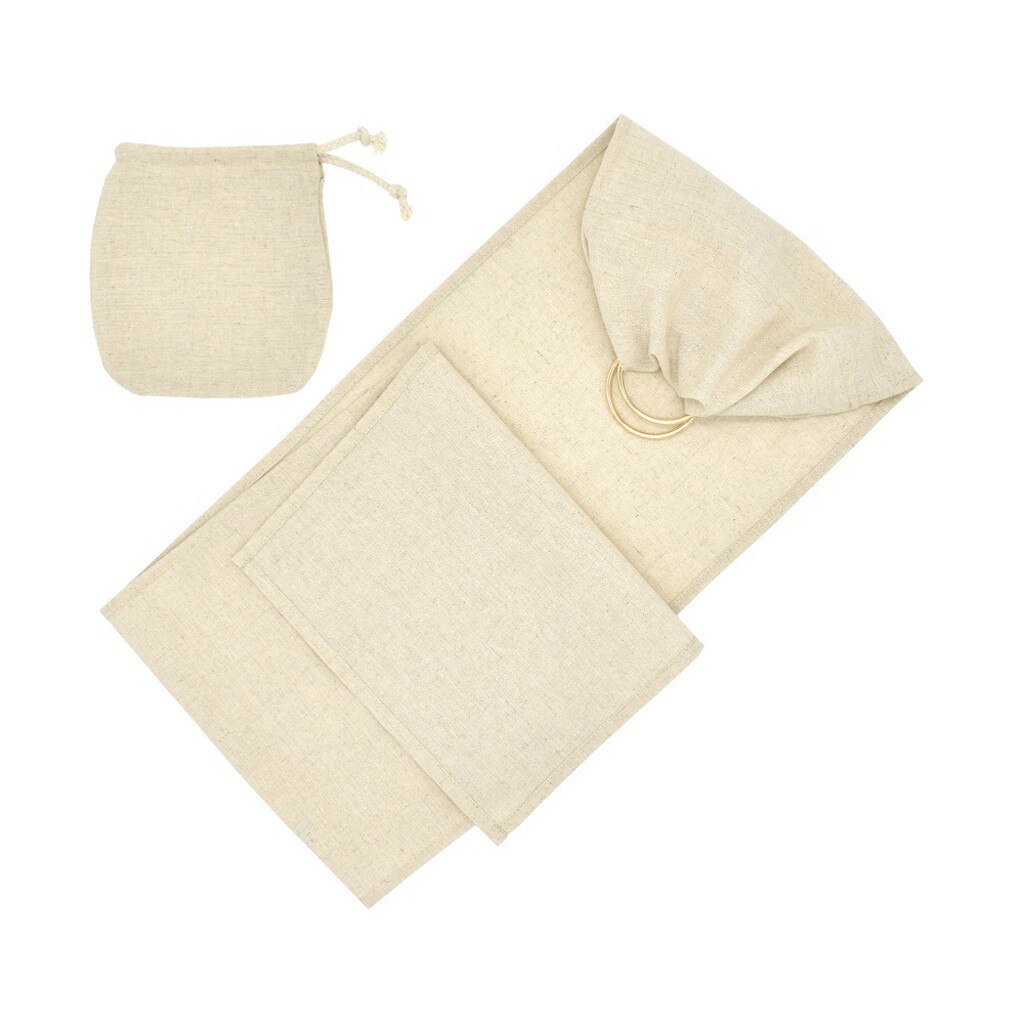 Toddler Baby Linen Solid Doll Carrier Doll Ring Sling Children's Toy Ring Sling