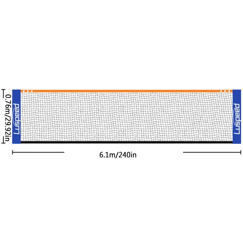 Portátil dobrável padrão profissional badminton net indoor esportes ao ar livre vôlei tênis treinamento redes quadradas malha: Borgonha