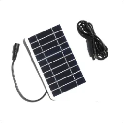 5 V 2,5 W Solar-Ladegerät, USB-stabilisierter Akku, sicheres Schnellladen für Smartphones, Outdoor, Camping, Wandern, Campingplatz: Default Title