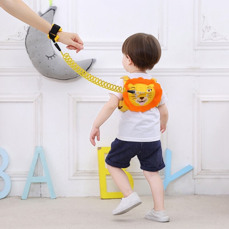 Baby Anti-Verloren Met Rugzak Pu Staal Elastische Kinderen Trekkabel Kind Anti-Verloren Riem Kindje Touw Kinderen peuter Met Een