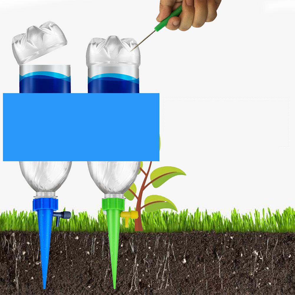 10/12PCS Watering System Automatic Watering Spike for Plants Flower Indoor Household Water Bottle Drip Irrigation