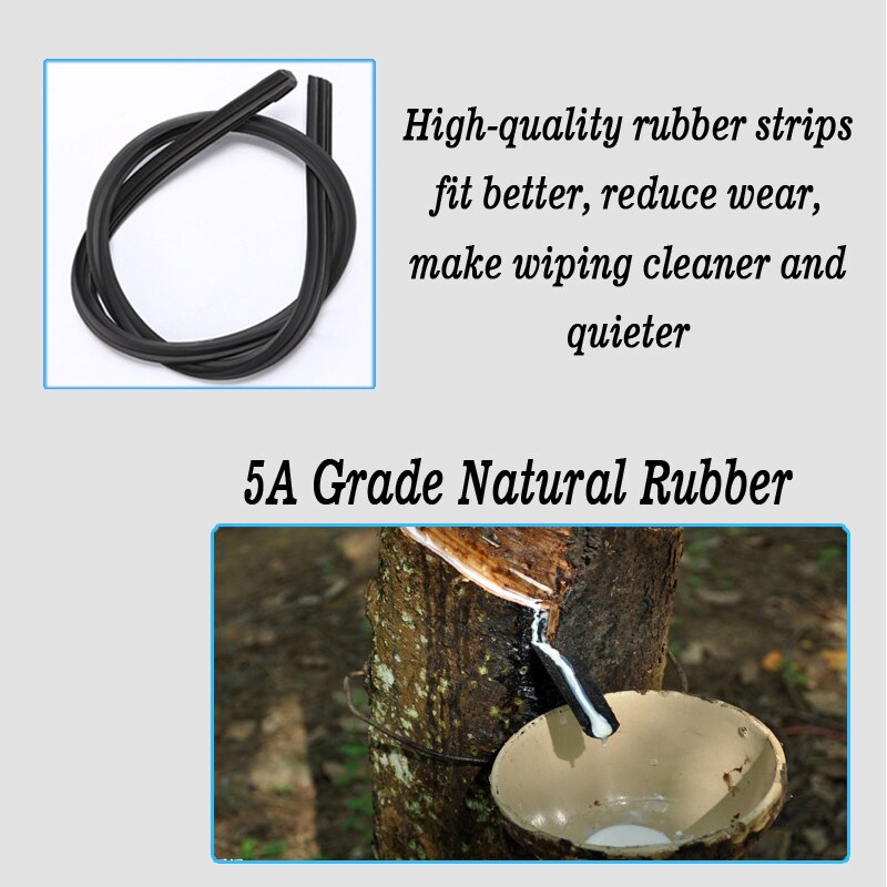 Przednie pióra wycieraczek wycieraczek robić Nissan Juke 2010 - 2016 przednie okno szyby przedniej 22 "+ 14"