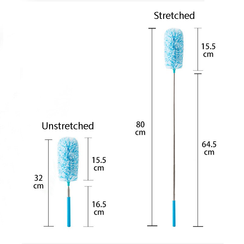 Strekkbar myk mikrofiber støvkost børste støvrenser statisk anti støvbørste hjem luftkondisjonering bilmøbler rengjøringe