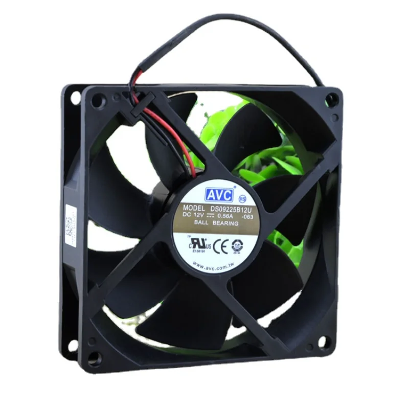 Fan CPU Radiator for AVC DS09225B12U 9025 12V 0.56A 9CM 4-wire High Air Volume Fan 92*92*25mm