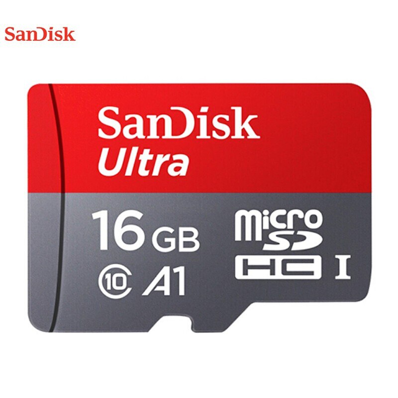 Sandisk-tarjeta de memoria flash Clase 10, Microsd TF/sd A1 de 16GB, 32gb, 64GB, 128GB, 200GB, 256GB y 400GB, UHS-1: 16GB