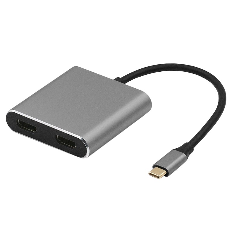 TIPO C a Doppio Adattatore HDMI 4K 3.0 PD Carica per Mac OS/Finestre/Dispositivo androide: Default Title