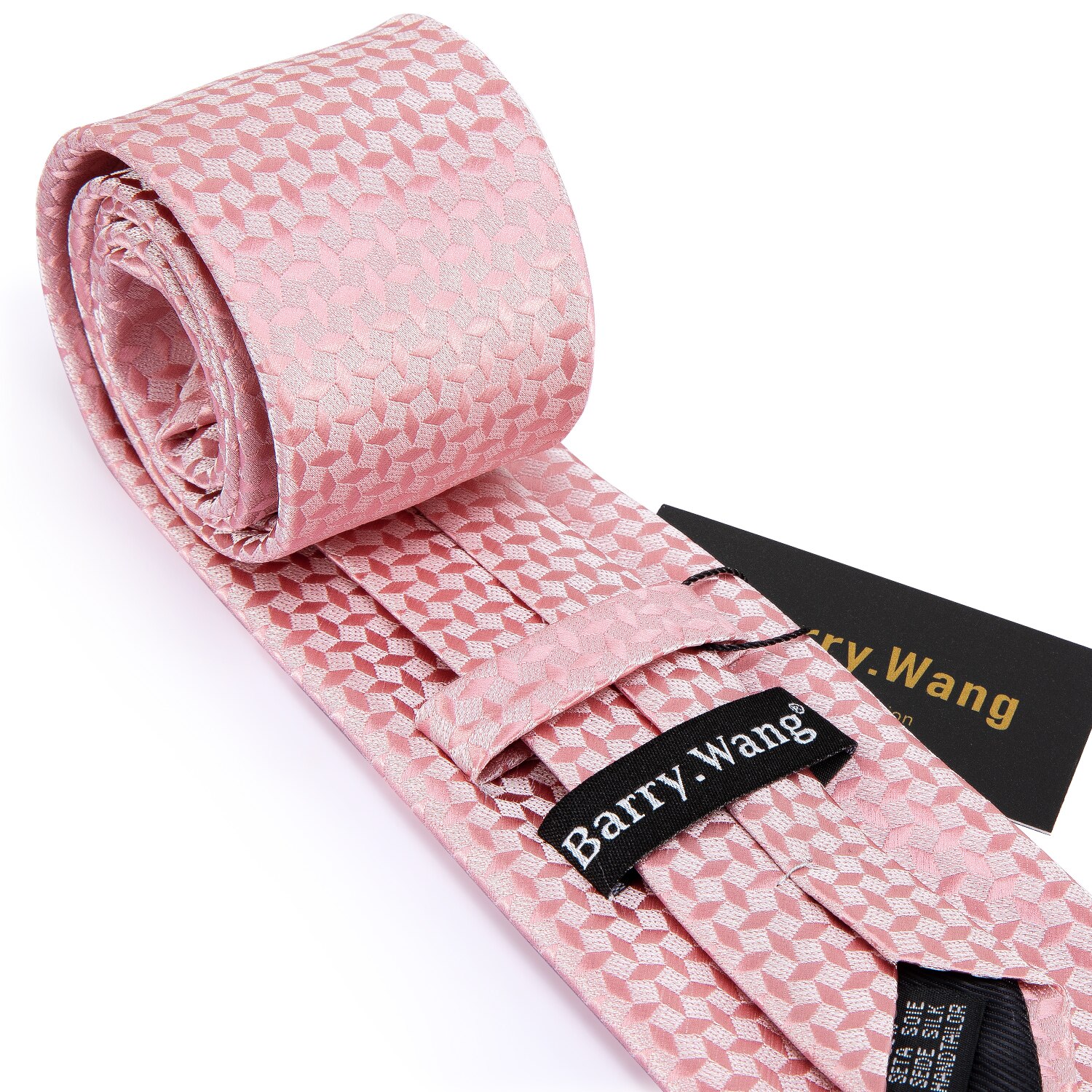 Cravates de luxe corail rose 100% soie pour hommes, de mariage, ensembles Hanky pour marié d'affaires, nouvelle