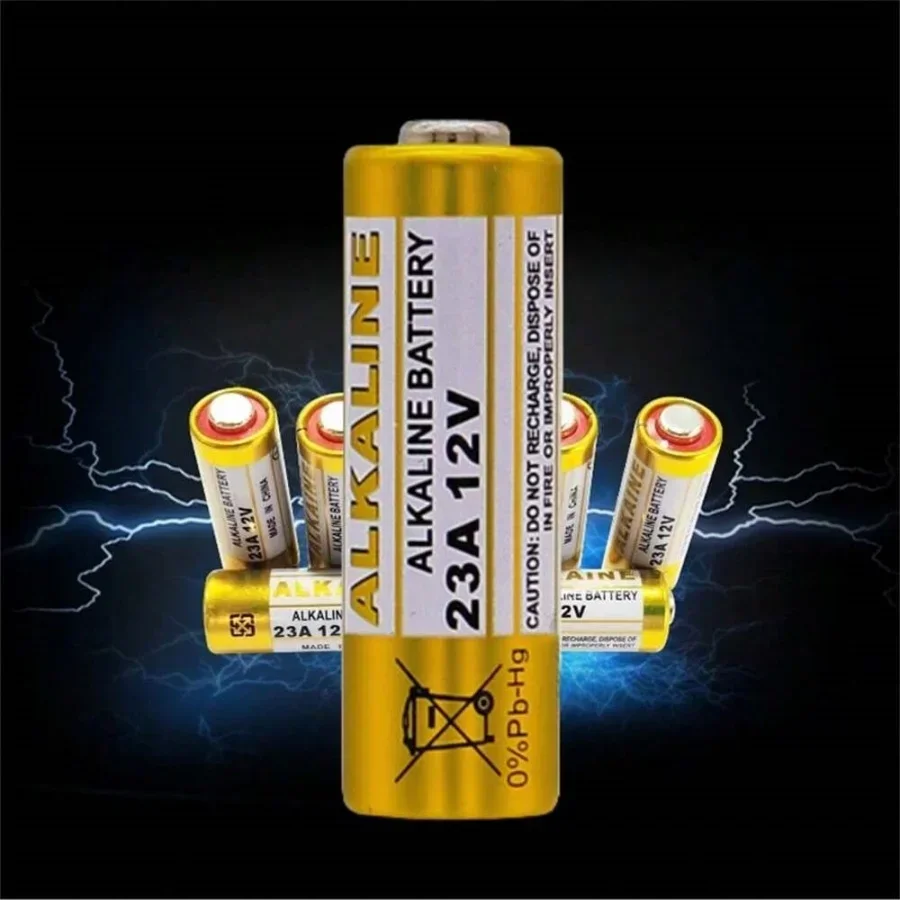 New10PCS 27A 12V Bateria alkaliczna 23A Sucha bateria do dzwonka do drzwi Kluczyki samochodowe Kalkulatory Piloty