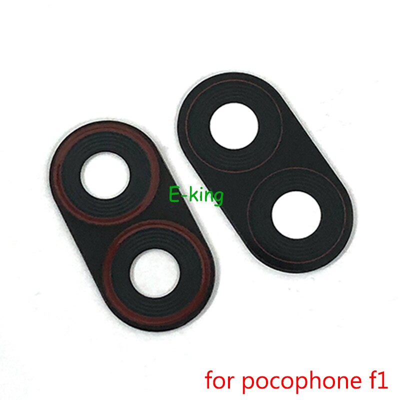 2PCS Rear Back Camera Glass Lens Cover For Xiaomi Mi Poco X3 M3 GT NFC Pro F1 F2 F3 With Ahesive Sticker Replacement Parts