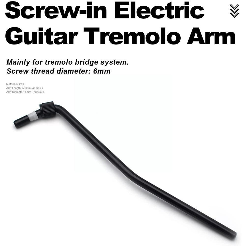 Guitar Tremolo Bridge Tremolo Arm Whammy Bar En Arm Socket Jack Voor Elektrische Gitaar Accessoires Onderdelen M6f3