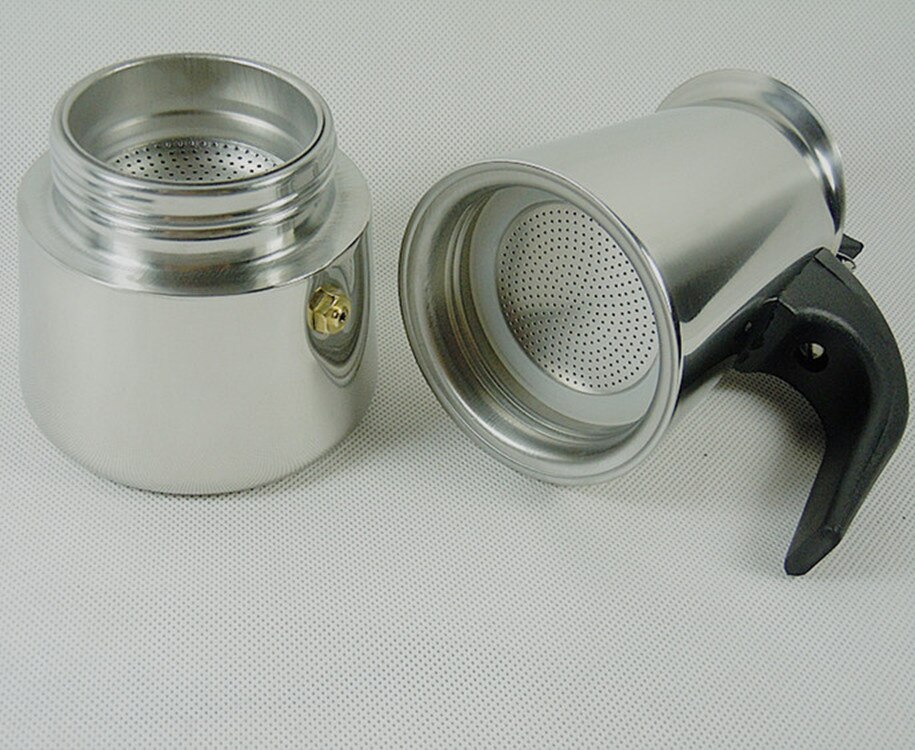 Roestvrijstalen koffiepot mokka espresso latte percolator fornuis koffiezetapparaat pot percolator drankgereedschap cafetière latte fornuis
