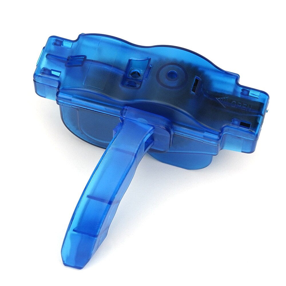 JSHOUBIKE Chain Cleaner Mountain Cycling Cleaning Kit Portable Bicycle Chain Cleaner Bike Brushes Scrubber Wash Tool Accessories: Blue