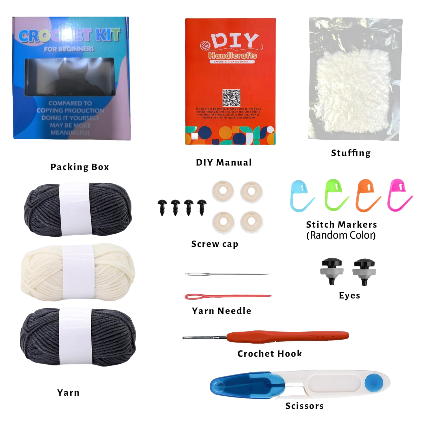 Virkkit för nybörjare, virkande drakkit med steg-för-steg-videohandledningar, lär dig virka kit för vuxna