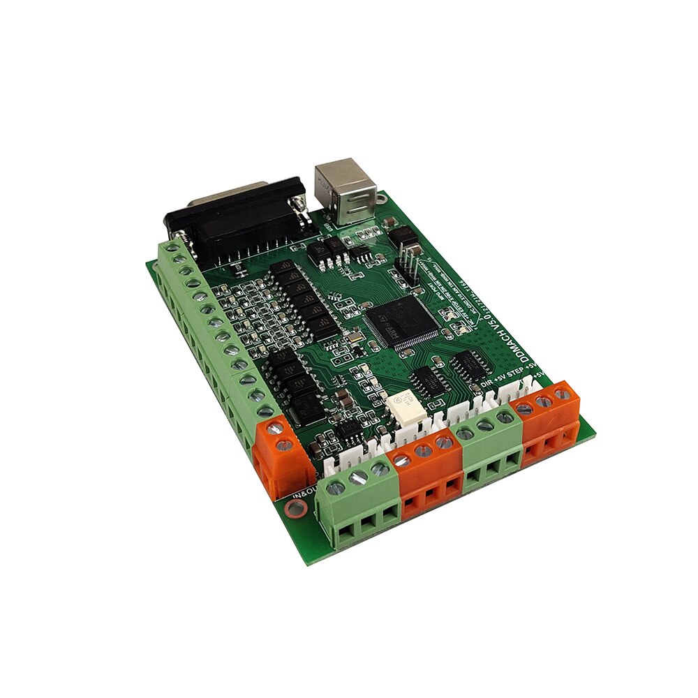 Carte de contrôle de mouvement usb-mach3, 4 axes, 125KHz, machine à graver CNC, avec interface de volant