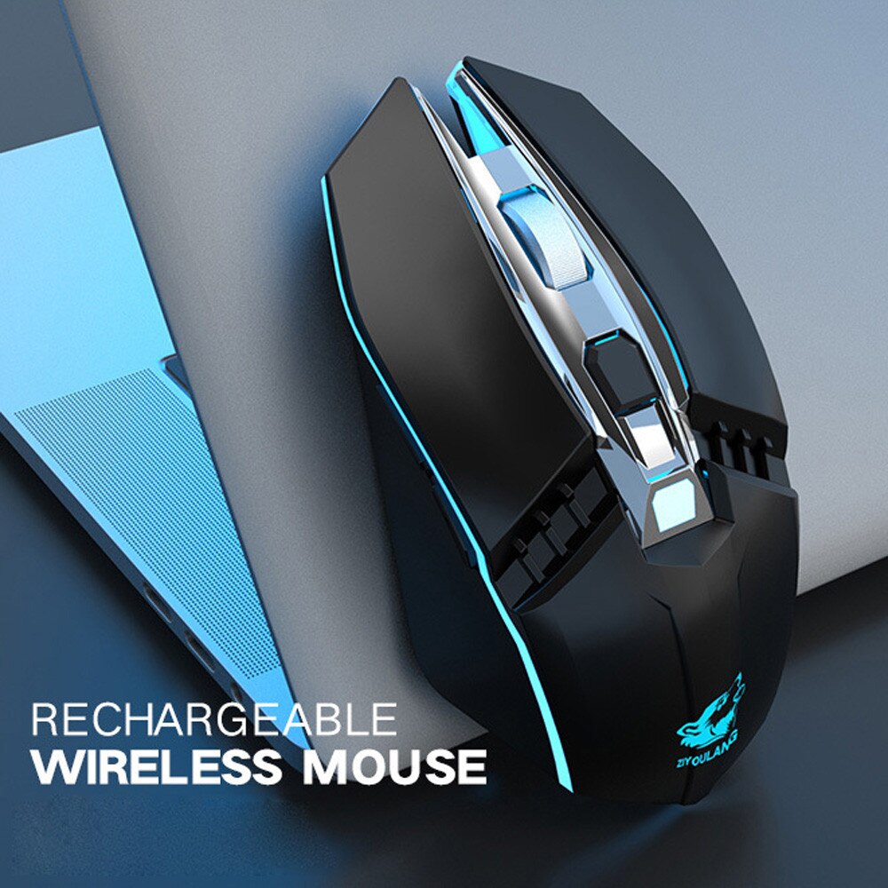 X5 Bluetooth 5.0+3.0+2.4G Wireless Three Mode Mute Rechargeable Gaming Mouse
