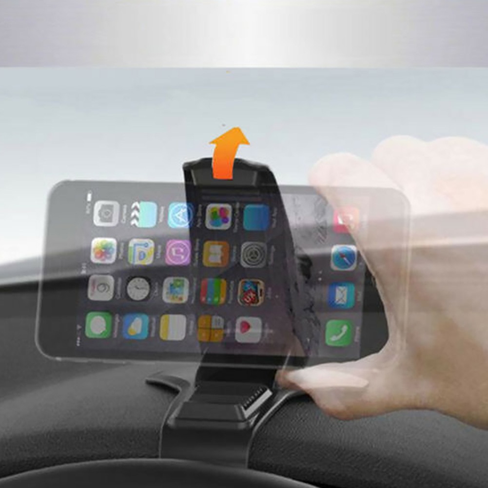 Auto clip beslag gps hud abs tilbehør greb instrumentbræt stativ justerbar bil montering universal klemme telefonholder
