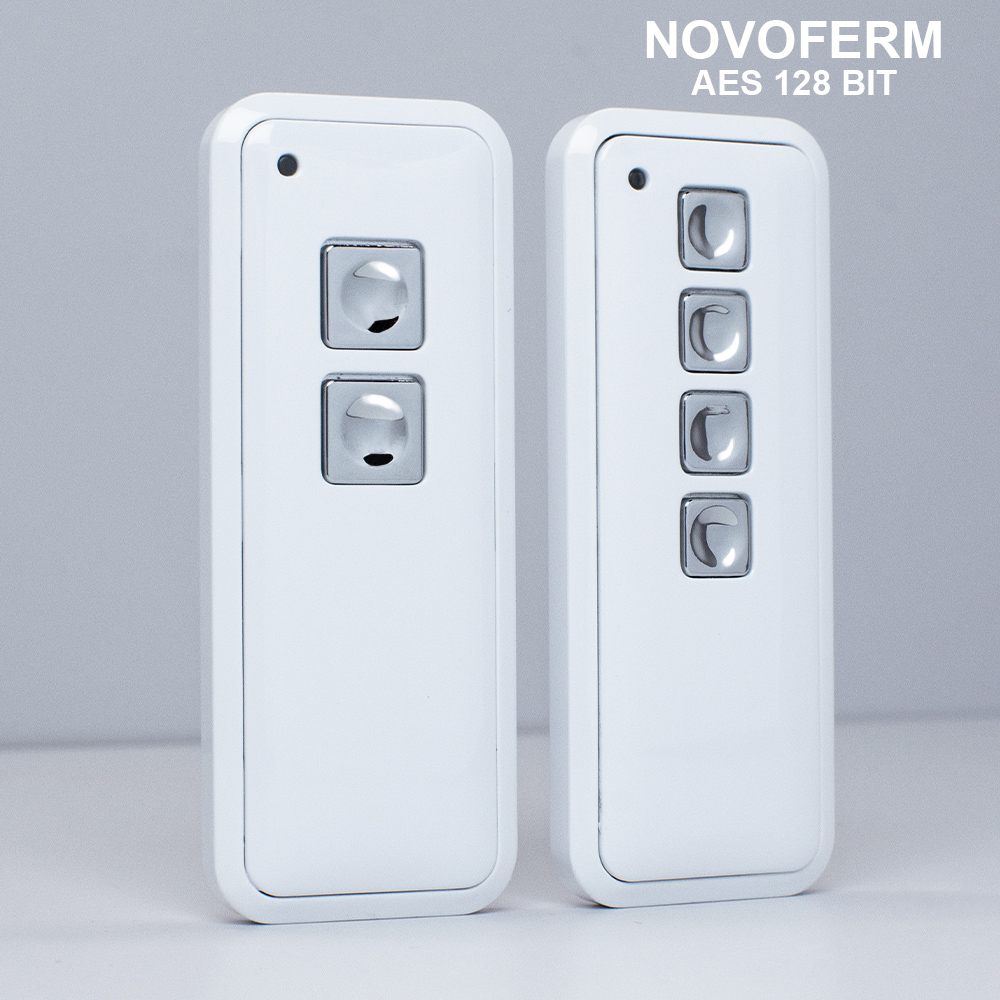AES 128 BIT NOVOFERM NOVOTRON transmetteur manuel mini-novotron 522 524 523 protéger 433.92MHz pour porte de Garage