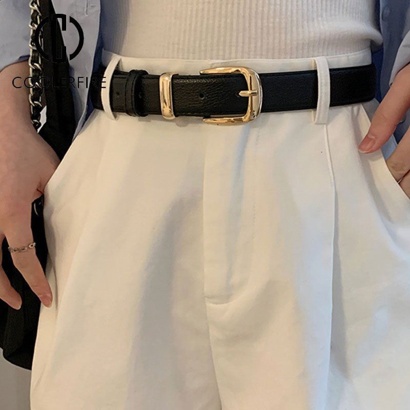 Belter for kvinner uformelt jeans damebelte luksusmerke belte med nålespenne trend midjebelte  ld2302