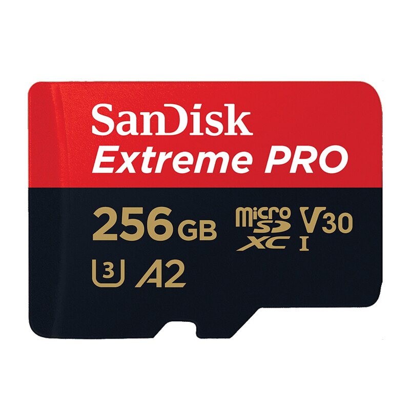 Sandisk micro sd-kort 16gb 32gb a1 microsdhc-hukommelseskort 64gb 128gb 256gb c10 microsdxc extreme pro  v30 u3 a2 4k uhd tf-kort