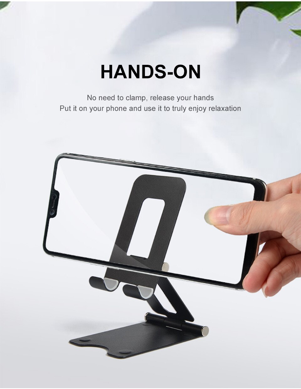 Double Folding Mobile Phone Stand Lazy Stand Desktop Universal Mobile Phone Tablet Stand Stand