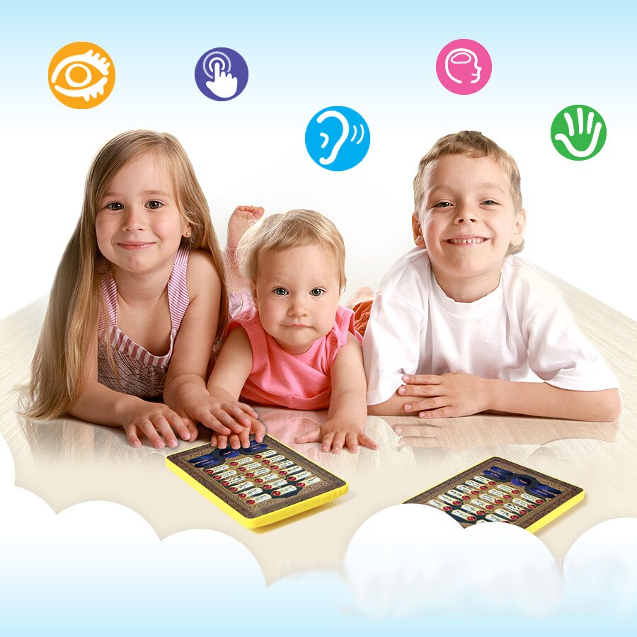 Arabic children reading the Quran English Tablet Learning Machine Arabic Puzzle Bilingual Early Learning Machine Multilingua Toy