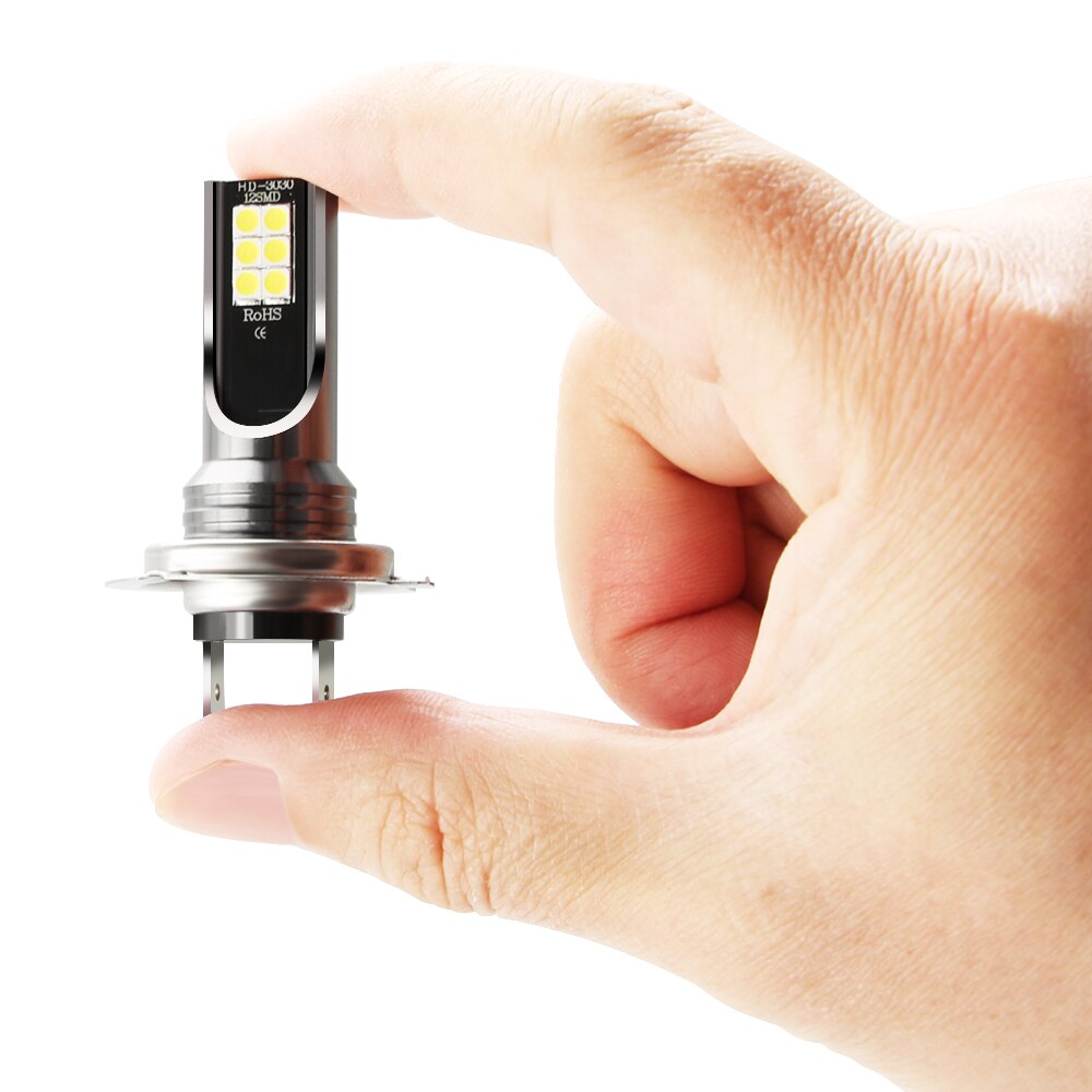 2x H7 LED Car Headlight Bulbs Super Bright for Seat Leon lbiza VW Golf Tiguan Ford Focus Skoda rapid YETI Superb Fabia Octavia