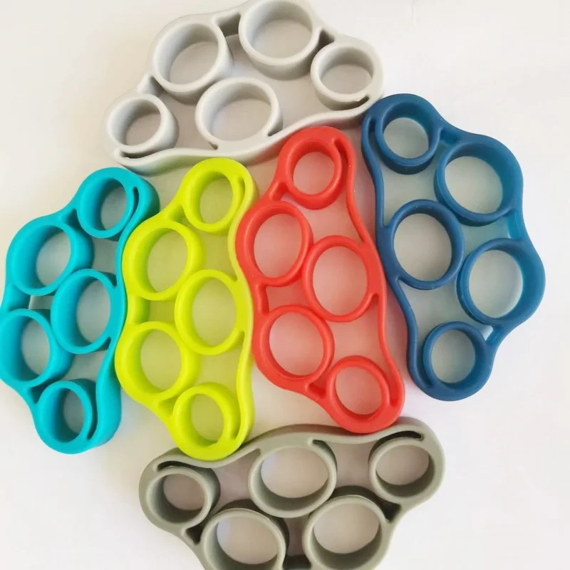 Silicone Finger Pull Ring for Training Rubber Ring Pull Ring Hand Grip Expander Forearm Wrist Training Carpal Bone