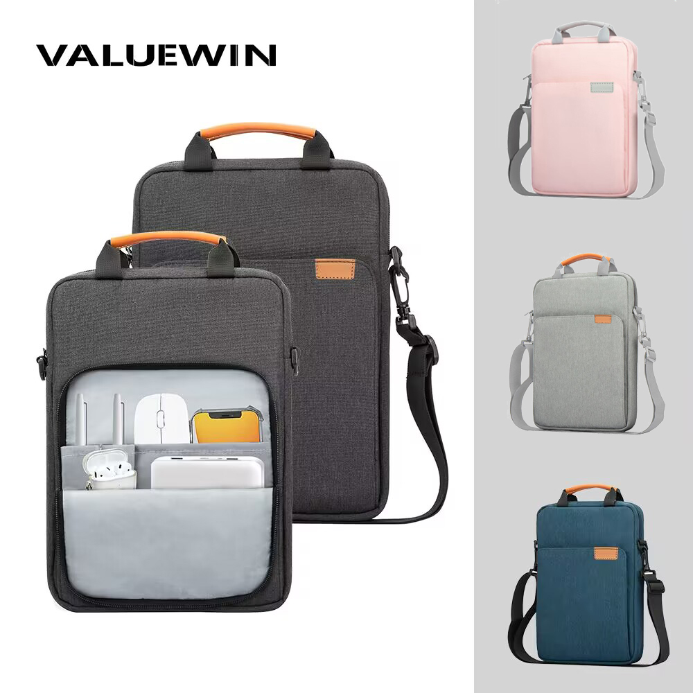 Tablet schoudertas voor iPad air pro 12,9 ", IPad Air 10,9" Surface Go 3/2 Galaxy Tab A 10, laptoptas handtas Birefcase