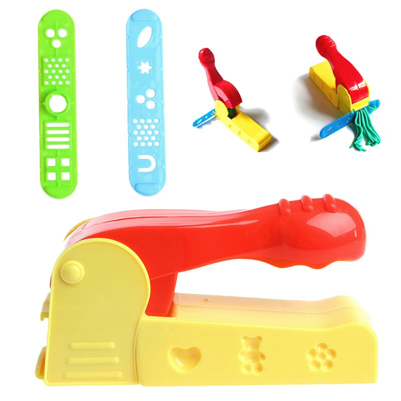 Nuttig Deeg Plasticine Craft Klei Extrusie Mold Tool Set Kinderen Leren Spelen Speelgoed