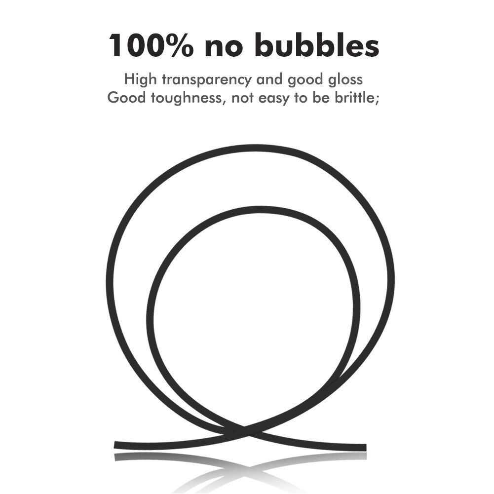 Enotepad PETG 3D Printer Filament Combo 2Rolls/Set 1.75mm Black Color PETG 3D Filament Consumables 1KG/2.2LBS