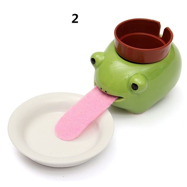 Animal Planter Cute Animal Tongue Pot Ceramic Self Watering Critter macetas: Frog