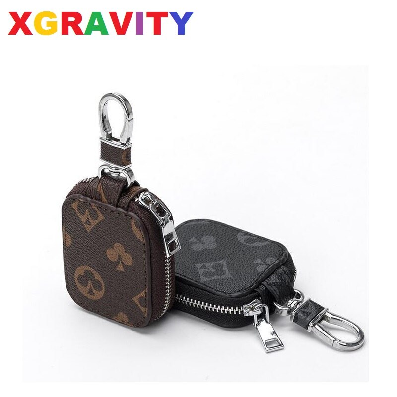 H242 XGRAVITY Neue unisex Schlüssel Tasche Geschmack sperren Frauen Taschen Mini Taschen Postleitzahl Auto Schlüssel Pack männer lässig Poker Blume Taschen