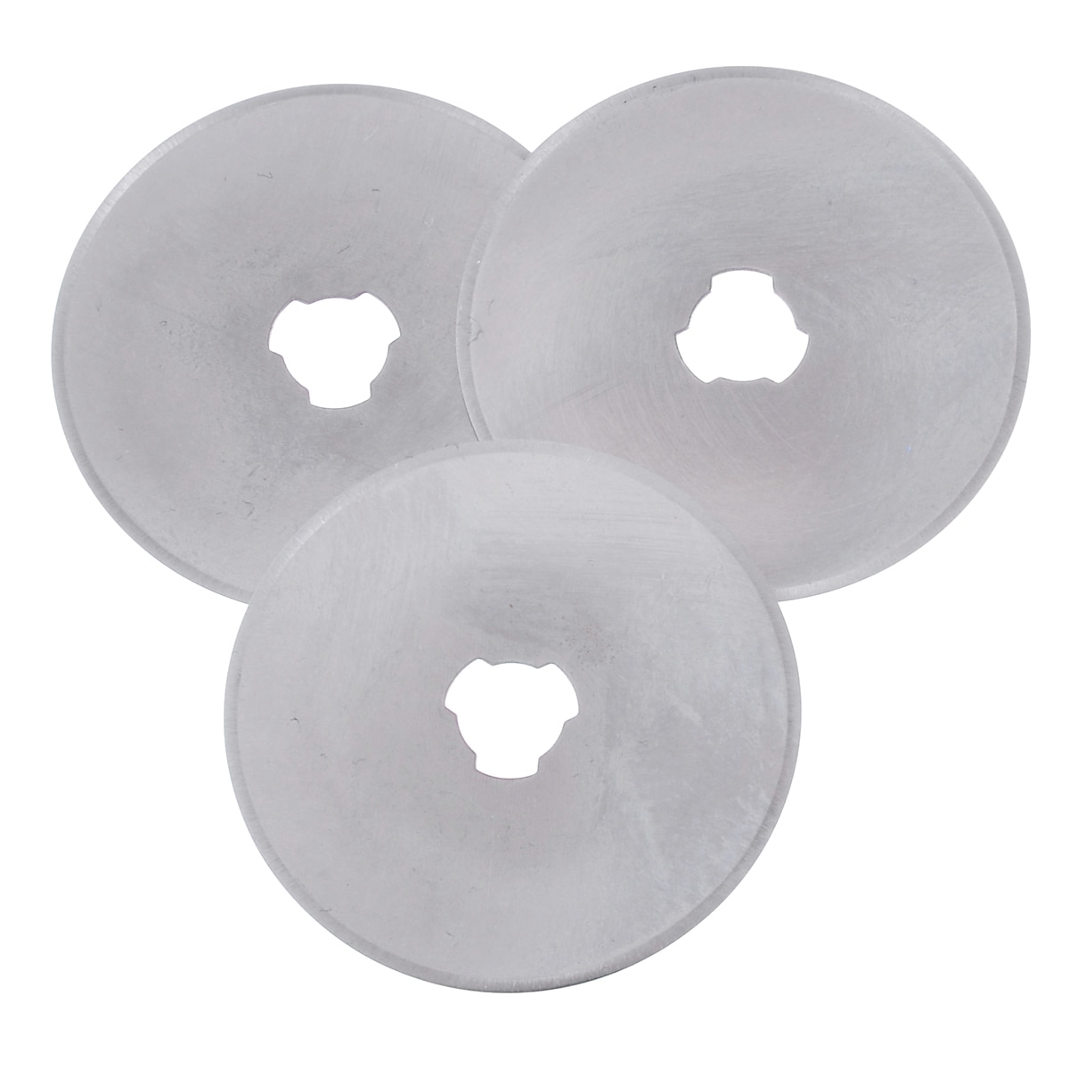 20 piezas 45mm cortador rotatorio de plata cuchillas de repuesto Quilter corte de tela de costura para herramienta de costura de corte Circular de vinilo de tela