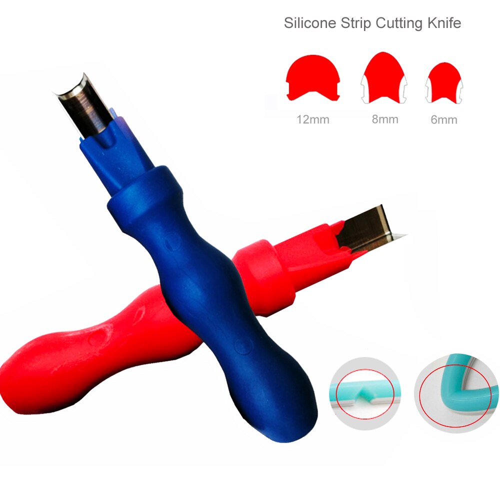 Dzielona lampa neonowa kątowy nóż łukowy nóż robić rzeźbienia ręczny scyzoryk miękki pasek silikonowy akcesoria