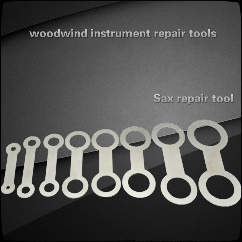Saxofoongereedschap saxofoon houtblaasinstrument reparatiegereedschap voor polster 8 stuks met saxofoon reparatieclip als een